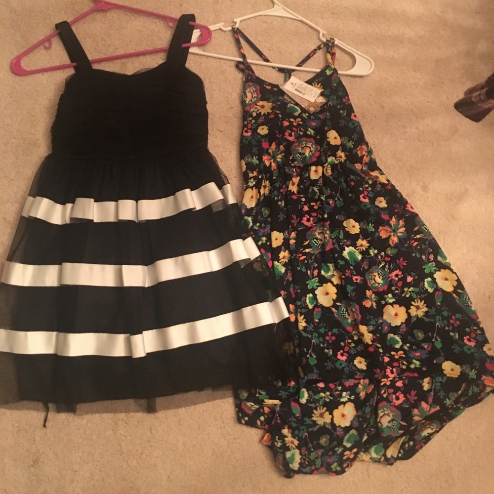 2 girls casual dresses